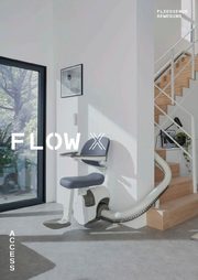 Flow X Kurventreppenlift – Titelbild des Produktprospekts